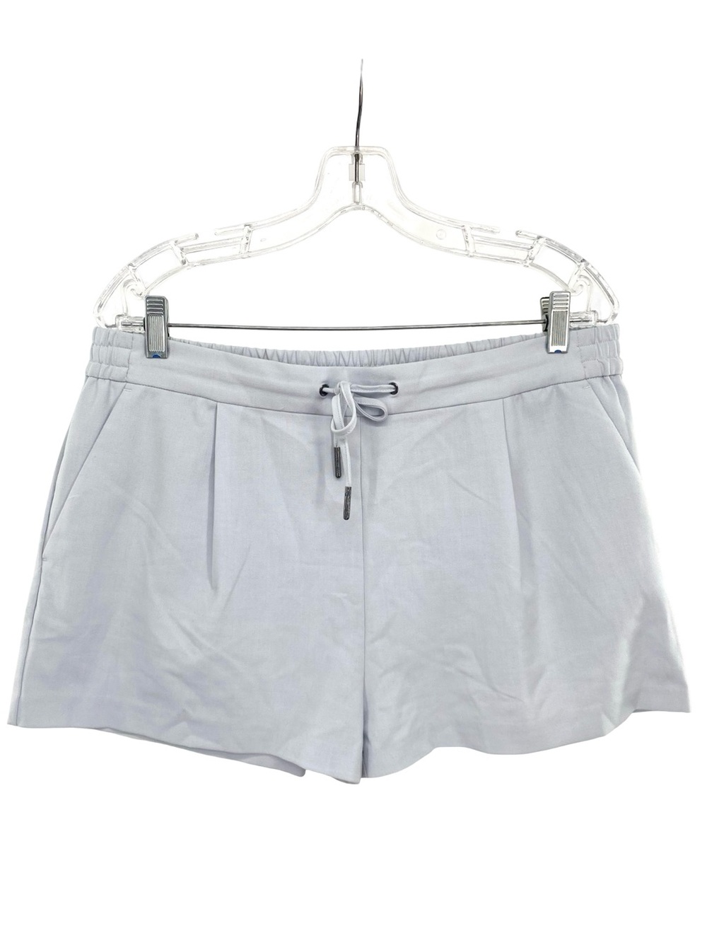 All Saints Aleida Tri Shorts Drawstring Powder Blue Size 10